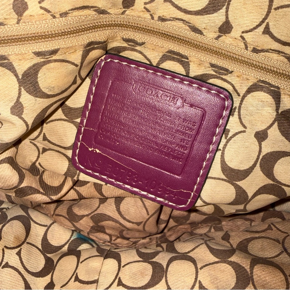 Coach Multicolor Patchwork Leather Tote Shoulder … - image 14